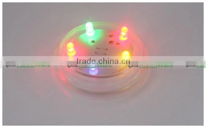 Double Walled Plastic Flashing Shot Cup with Lid Straw
