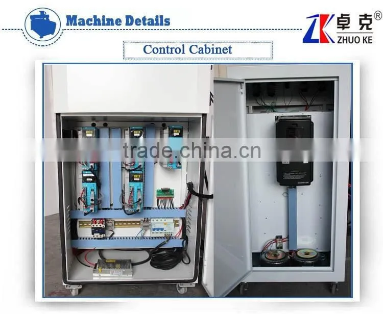 4 Axis Hybird Servo Motor Heavy Duty Stone CNC Router ZK-9015 900*1500MM With 5.5KW Water Cooling Spindle&Air Cylinder