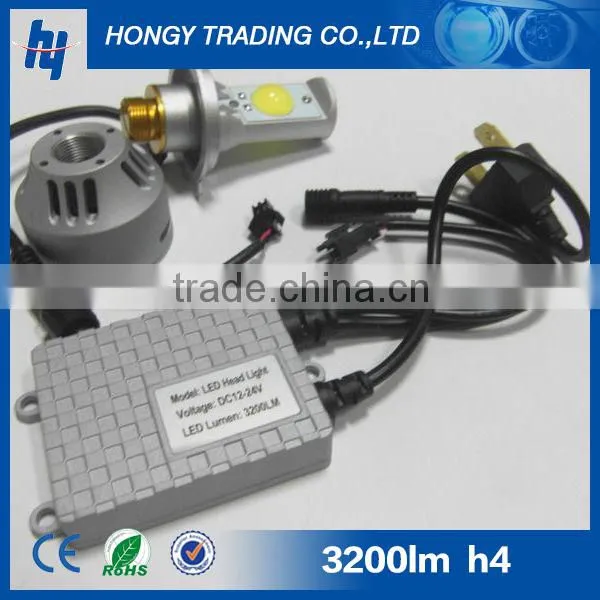 high power led car headlight H4 6400lm