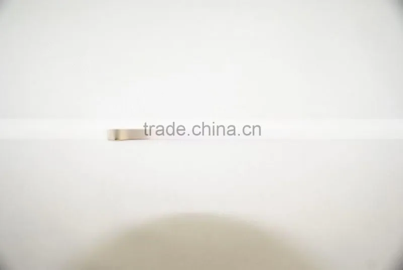 high quality wood mascara brush plated with silver color
