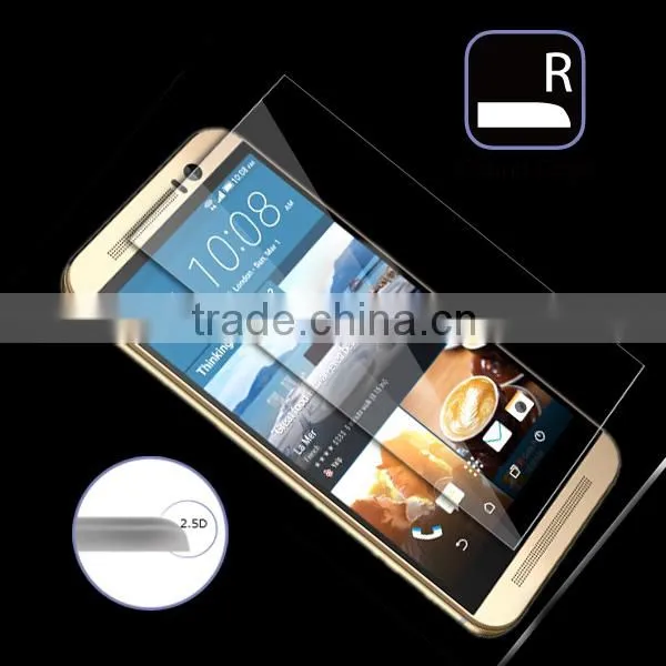Mobile phone accessories supplier for HTC m9 tempered glass screen protector,for screen protector HTC M9