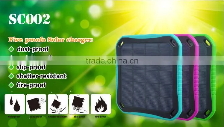 5600mah factory-supply window solar charging external battery for smartphone series with big full led light