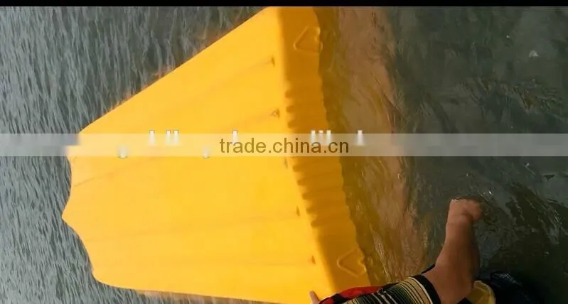 simple plastic big fishing boat for 8-10people together