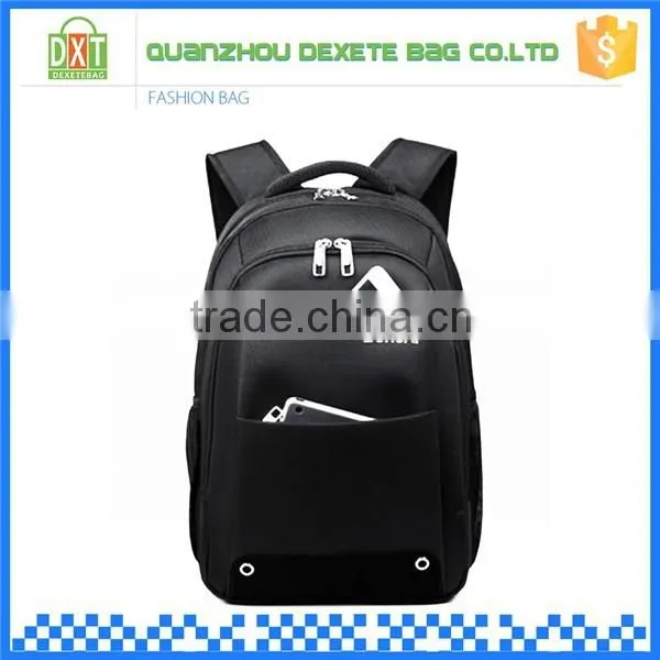 Black multifunctional good quality waterproof korean fashion backpack