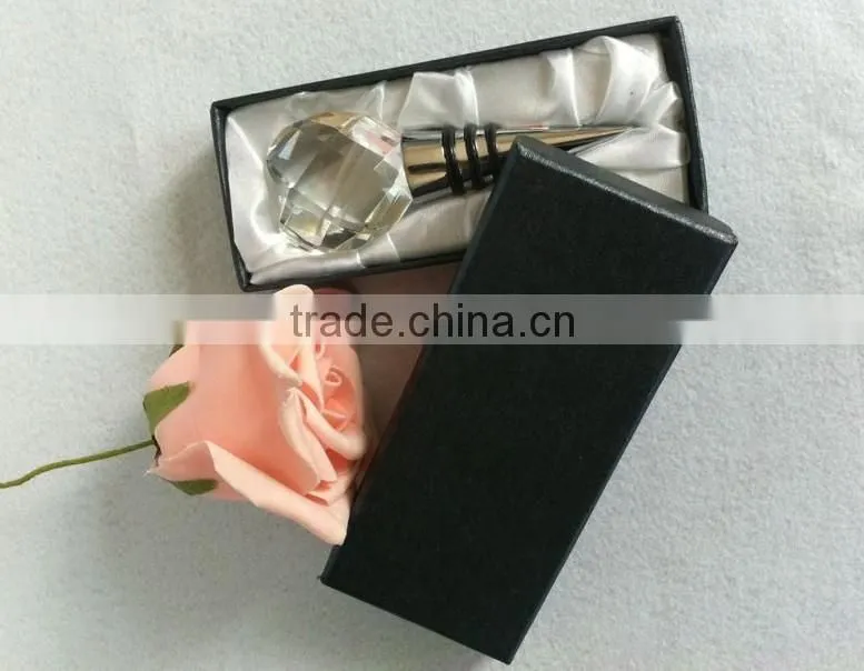 crystal wine bottle
