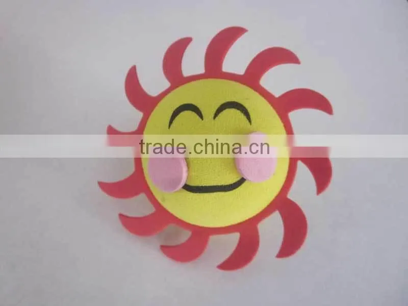 cheap sunflower shape eva antennas ball foam ball