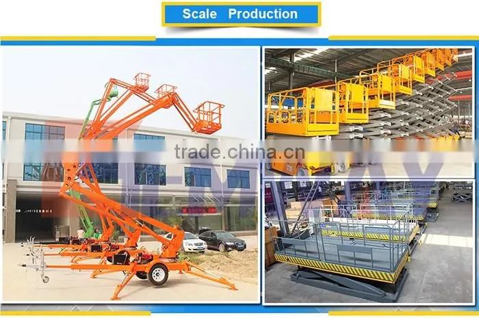 Hydraulic mobile scissor lift 16m