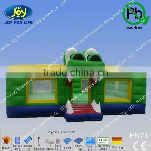crocodile design toddler playground inflatable