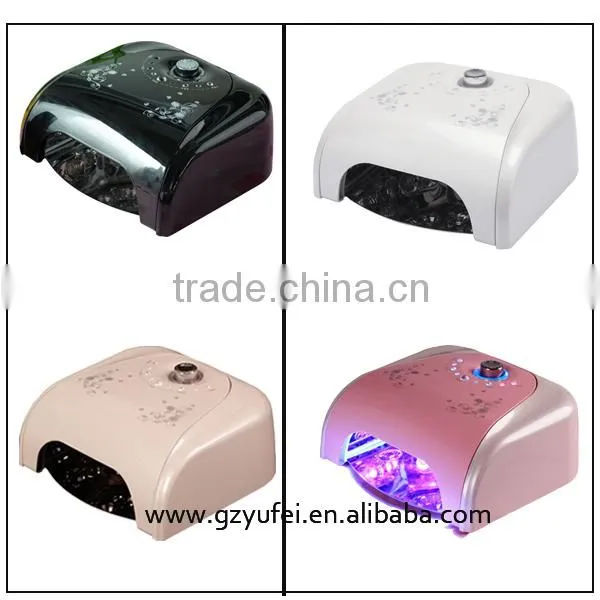 36w uv led nail lamp with sensor and timer , 36w led nail lamp