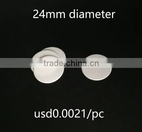 20mm 22mm 24mm 26mm 28mm white color pe foaming liner for pp cap or other caps