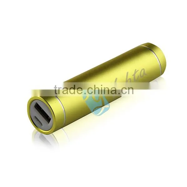 Travel Journey External Battery Charger 2600 Cylinder Lipstick PowerBank