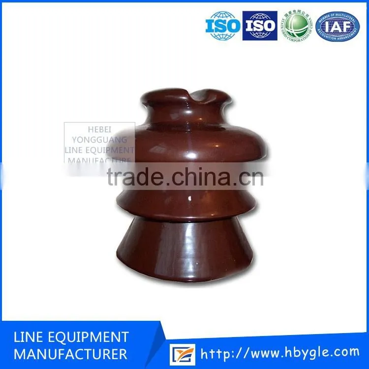 ANSI 56 Serials Strain Porcelain Insulators For Lines/high voltage old electrical cross arm type ceramic 11kv pin insulator