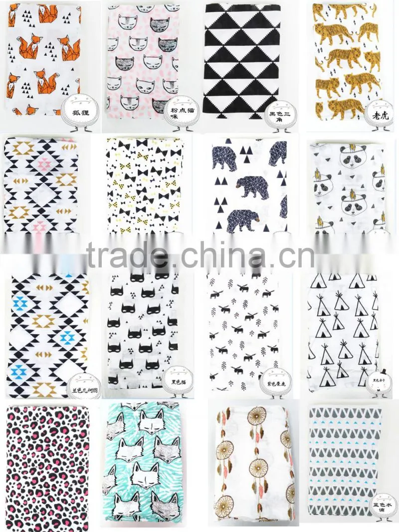 single ply cotton baby muslin fabric for blanket child