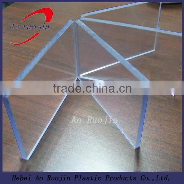 Transparent and colorful corrosion resistance PVC plastic sheet