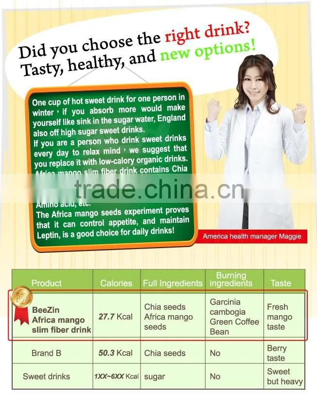 Beezin Africa mago Garcinia cambogia chia seed drink