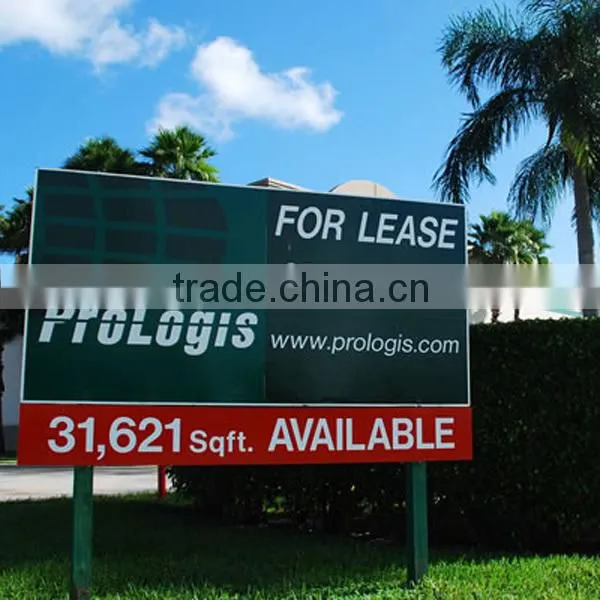 Outdoor Full color printed coroplast billboard ,yard signs