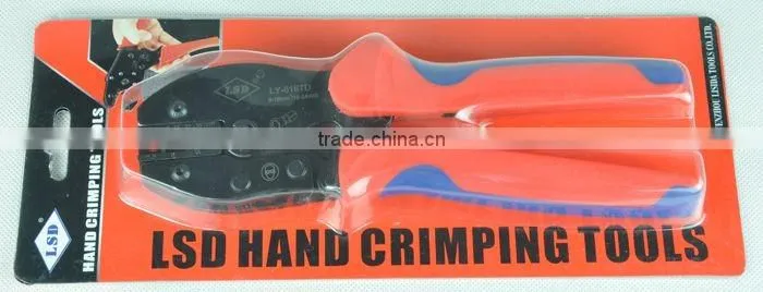 Experience production for 10years good qutails pliers for non-insulated cable links LY-616TD hand crimping tools