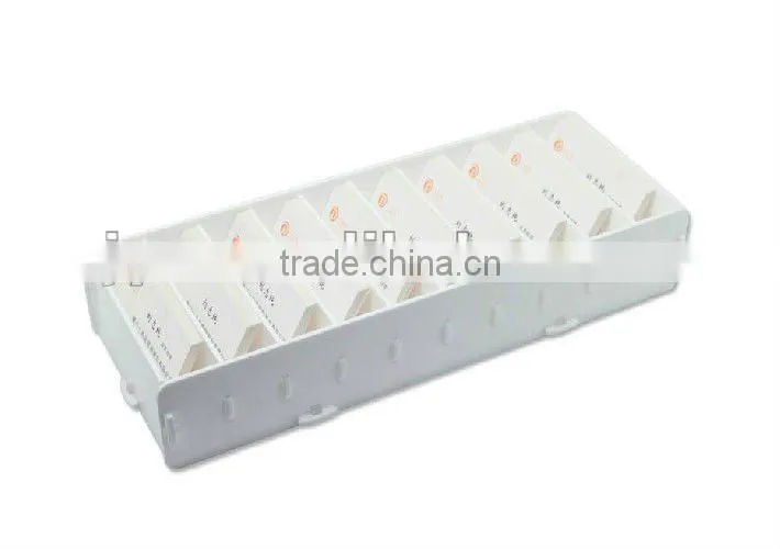 black acrylic business card holder desk organizer
