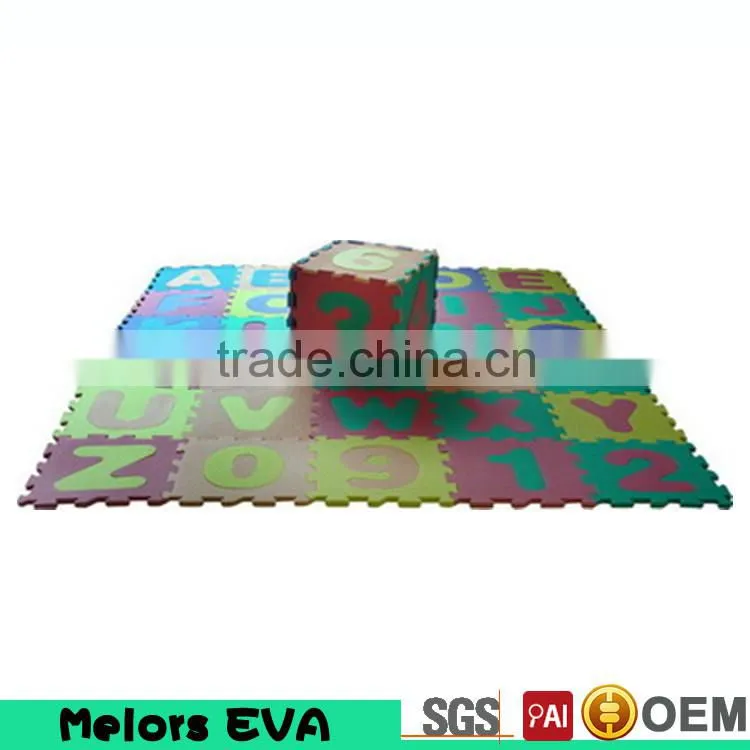 hot sale cartoon car floor mat foam puzzle for kits or adult