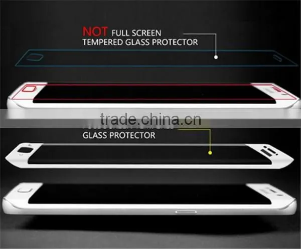 color tempered glass screen protector full cover for samsung s6 edge