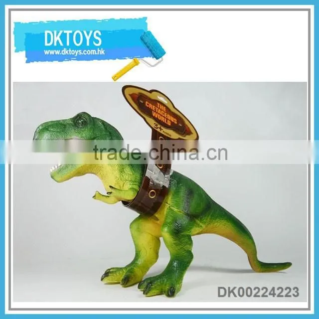 Roto cast dinodsaur soft pvc dinosaur with PP cotton stuffed