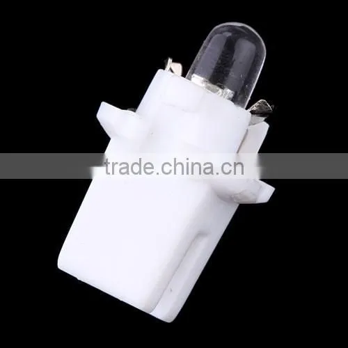 T5 B8.5D Car LED Indicator Light Gauge Speedo Dashboard Side Interior Lamp Bulb White