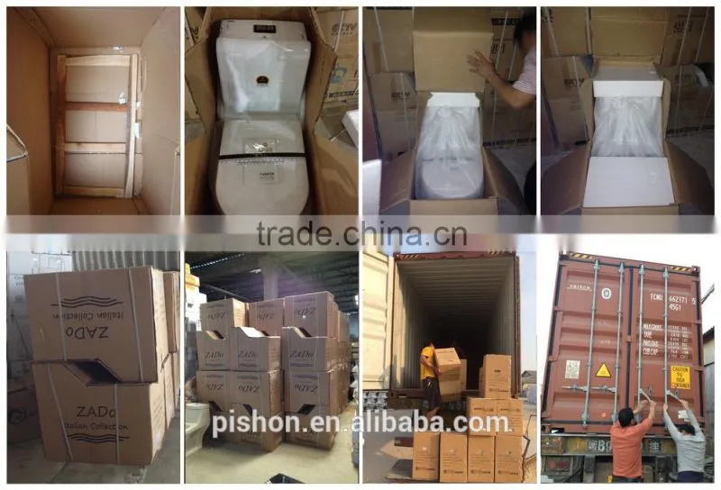 Western Style floor mounted s-trap water closet