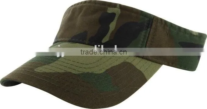 Cotton twill outdoor sport korean sunvisor hats