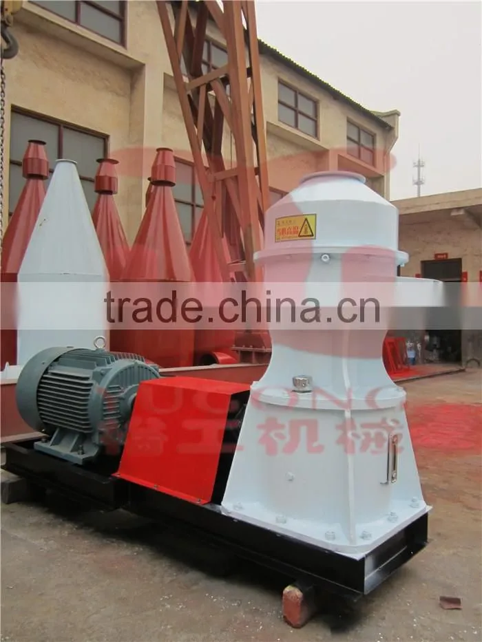 Zhengzhou Flat Die Capacity 0.8 - 1.0 t/h Biomass Sawdust Briquette Machine