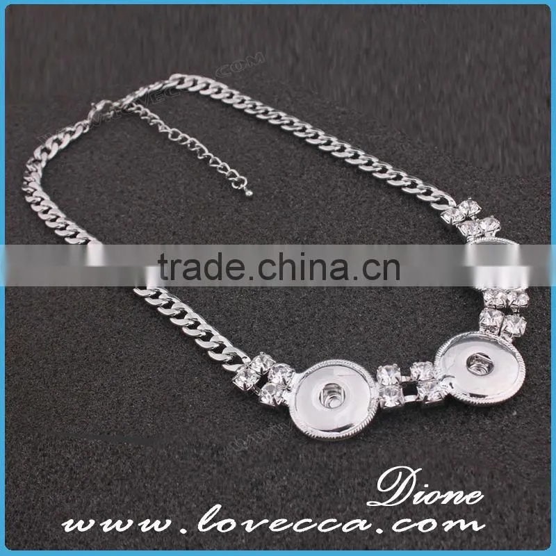 Women simple designs wholesale antique snap necklace for sale