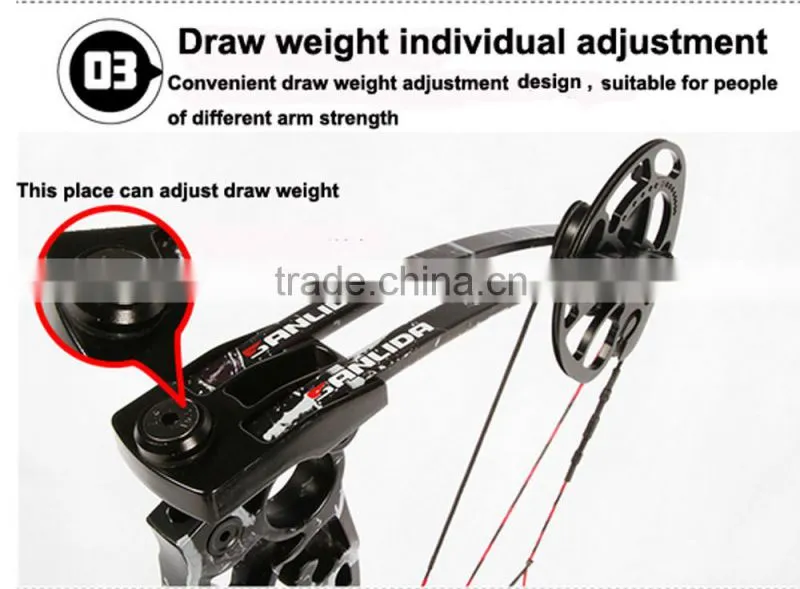 New designed high quanlity magnesium alloy compound bow for sale