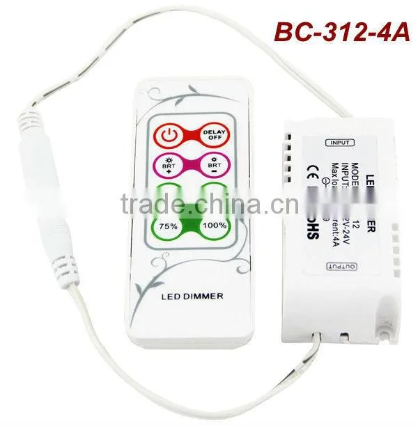 12V -24V led volt mini dimmer rf remote panel