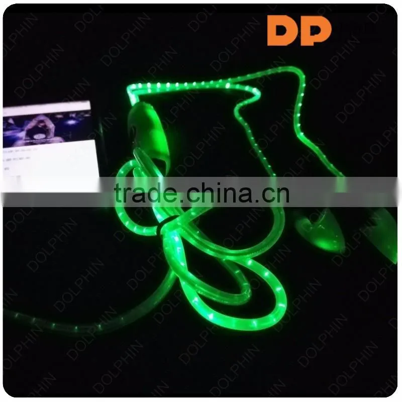 new products looking for distributor new stereo glowing sport earbuds LED light earphones