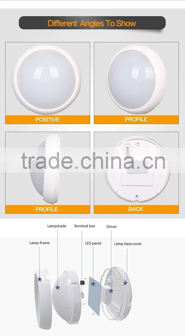 052005 Manufacturer microwave sensor led fixture ceilling light ip65 waterproof