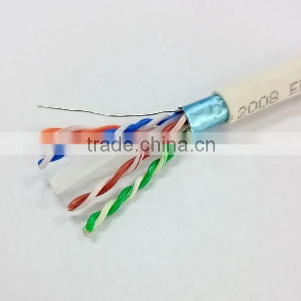 Professional manufacturer PVC insulated low loss FTP/STP CAT6 Computer LAN cable