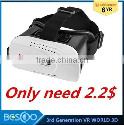 2016 Factory Wholesale VR world 3D vr glasses VR Box 2.0 Virtual Reality Glasses