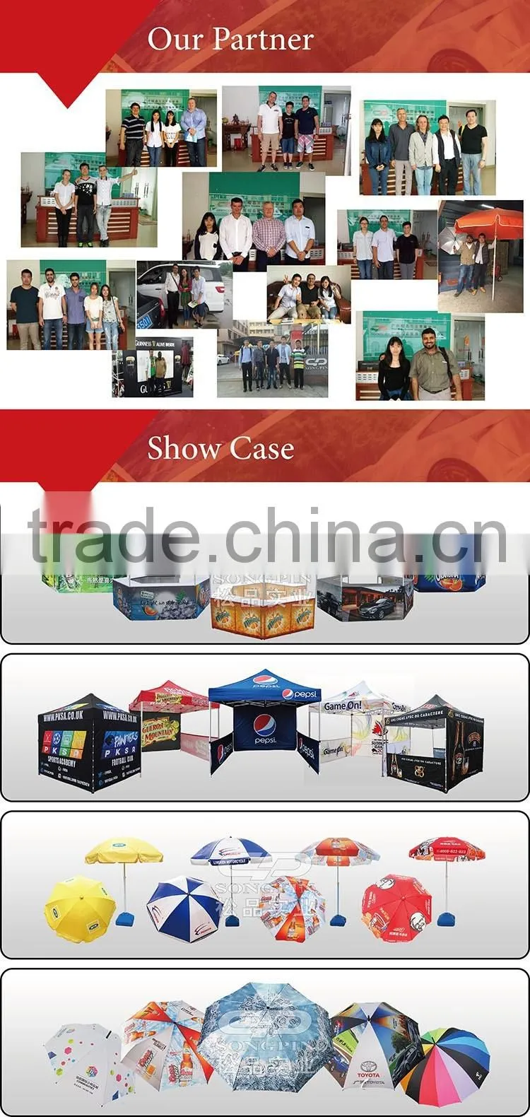 3m steel pole material umbrella beach parts