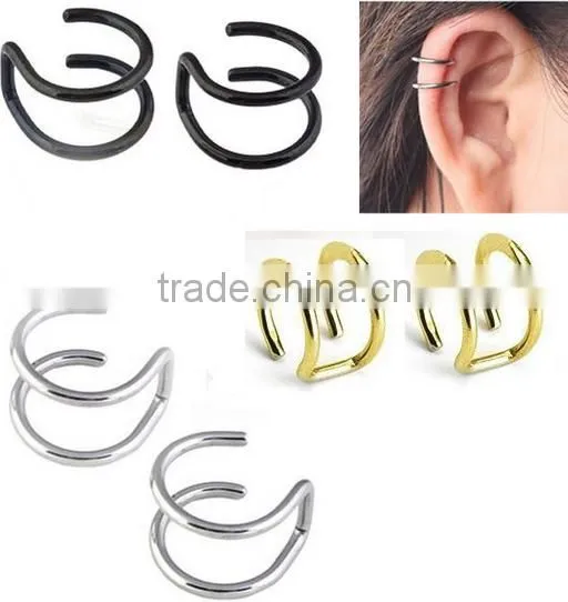 Non piercing novelty ear plug claw crazy wind ear plug tapers decorative ear plug