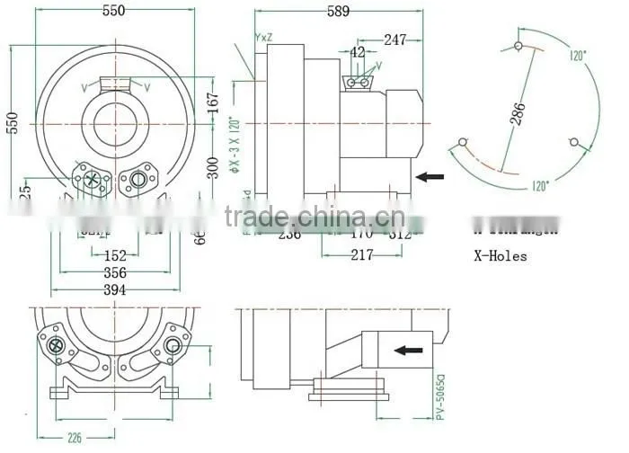 2RB8207HH17 ring computer cleaning air blower