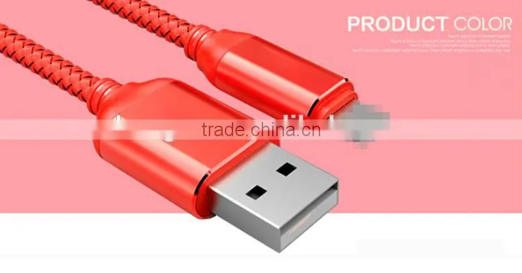 manufacturer wholesales high quality 8pin USB cable leather jacket data cable