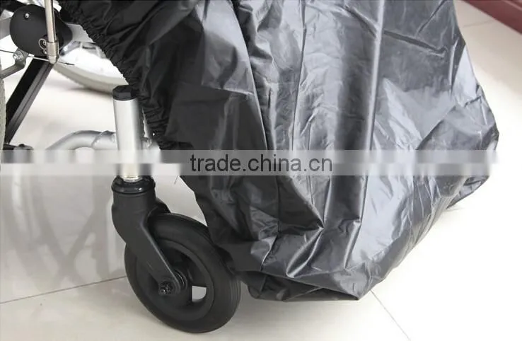 Wheelchair Accessories Mac Cotton Tartan with Llining Scooter Raincoat for Elder People