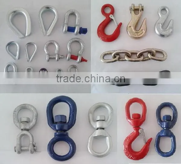 Hot sale sprayed U.S. type wire rope clip , rigging shackle