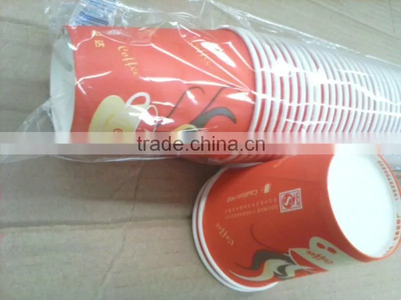 Made of 100% food grade paper Material and Cup Type 9 oz paper cup