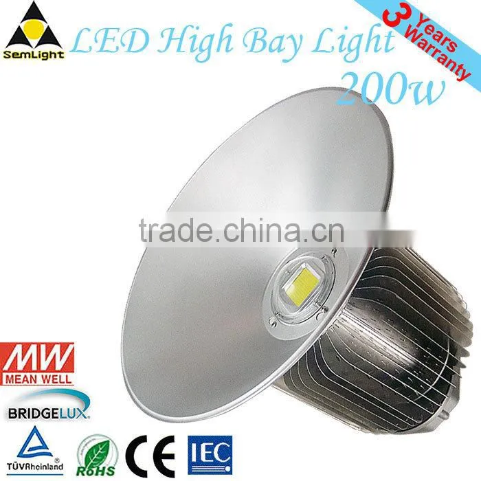 2015 Super Quality High Brightness Bridgelux COB 200 Watt LED High Bay Light