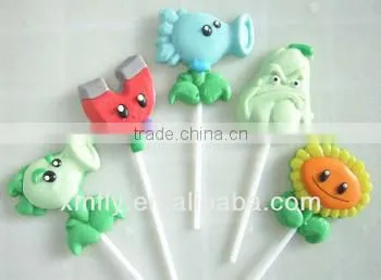 Plants Vs Zombies Shape animal shape gummy lollipop candy