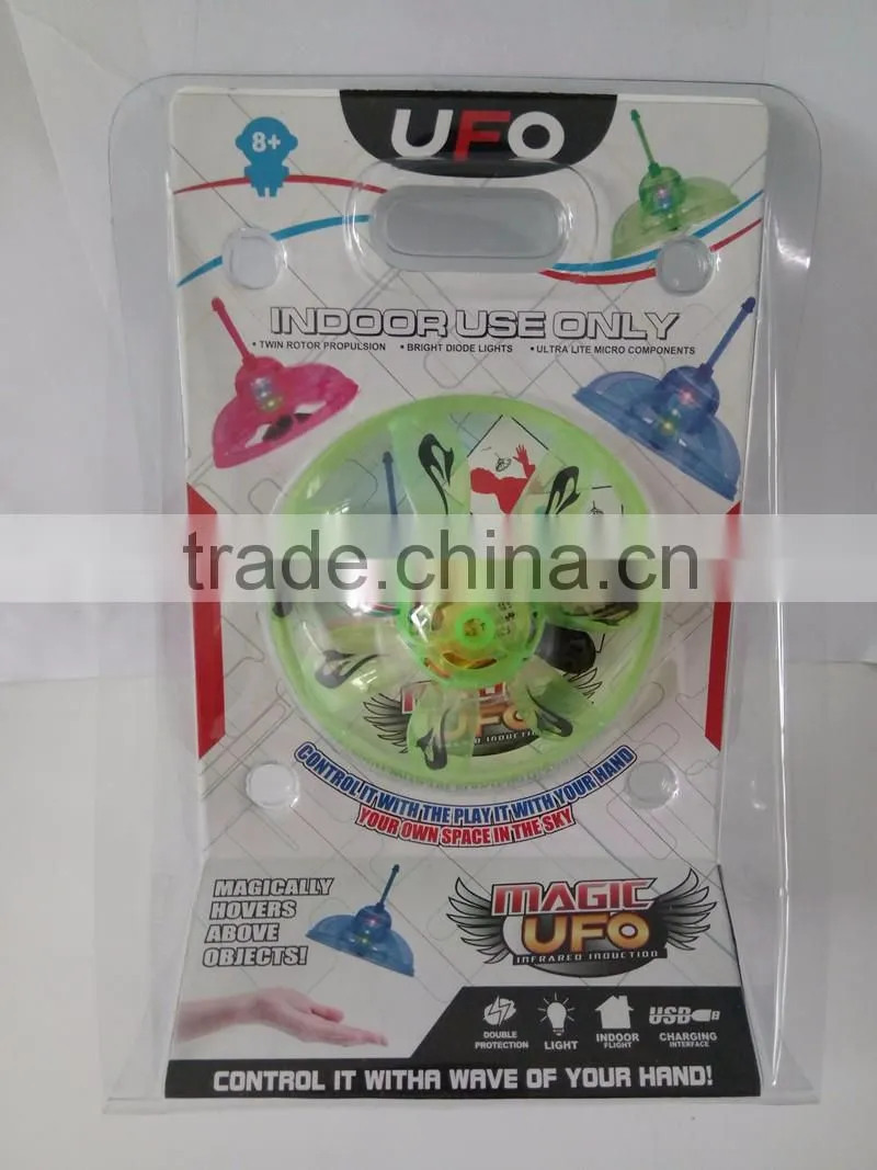 Infrared Sensor Flying Saucer Ufo Hand Induced Hovering Magic Trick Toys Sensor UFO For Children