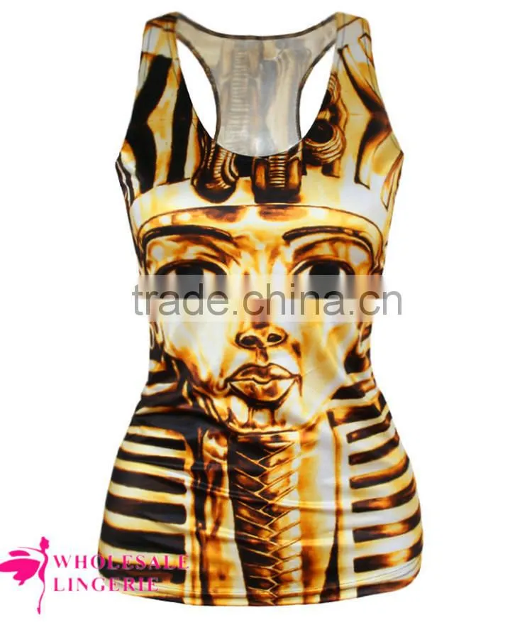 Black Horror Womens Zombie Printed Tank Top BX013 workout tank top