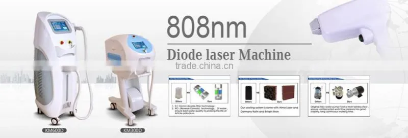 Painless 808nm portable diode laser hair removal machine for home use