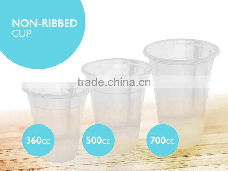 PPY360 - non ribbed plastic cup