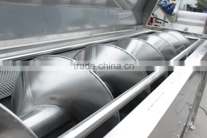 LXTP-3000 screw type vegetable washer and peeler machine